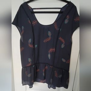 Daniel Rainn Peplum Women's Blouse - XL